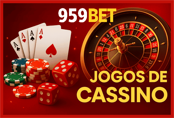 Variedade de jogos 959BET com 2.500 opções.